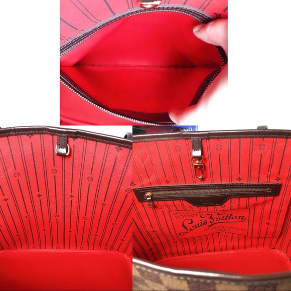 โค๏ธSOLDโค๏ธLOUIS VUITTON Neverfull Damier Ebene MM - Picture 9 of 14